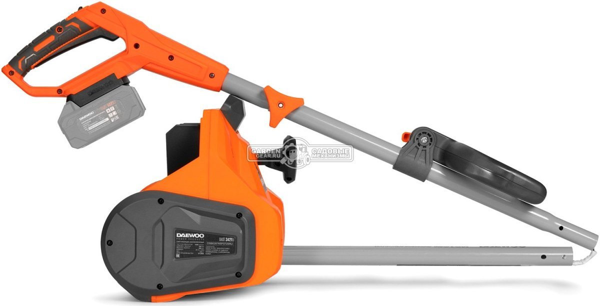 Снегоуборщик аккумуляторный / лопата Daewoo DAST 3421Li без АКБ и ЗУ (PRC, BL 21В, ширина 34 см, 4.3 кг)