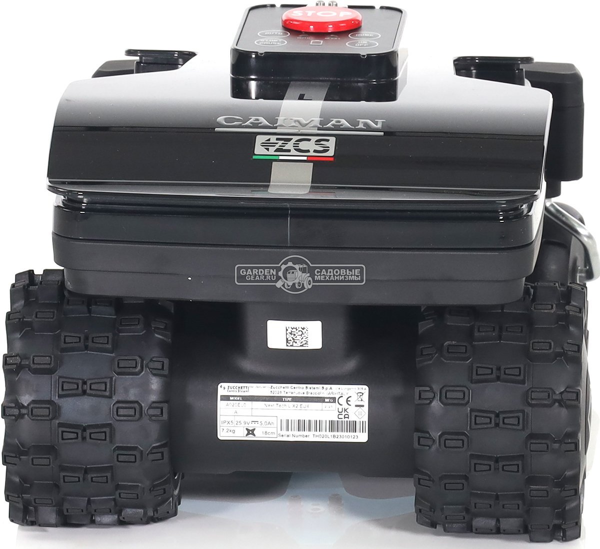 Газонокосилка робот Caiman Tech X2 Elite (ITA, площадь газона до 1000 м2, нож 18 см., GPS, Bluetooth, алгоритм умной стрижки, вес 7,3 кг.)
