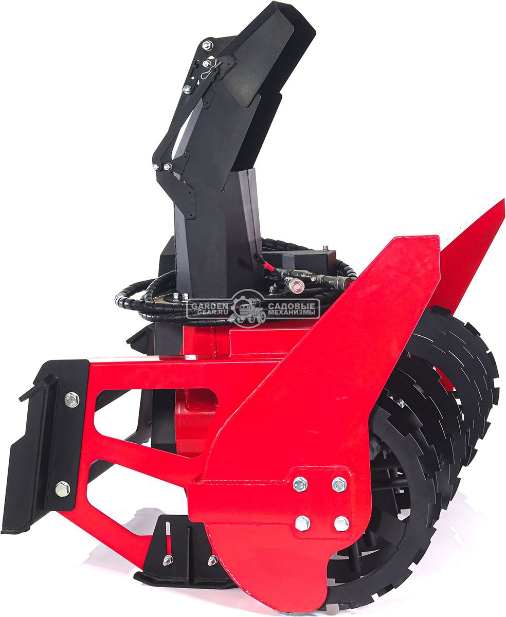 Мини-погрузчик шарнирно сочленённый RED RBF-03 + снегоуборщик + тент + отопитель (Zongshen GB750EFI 30 л.с., до 700 кг., ковш 150 л., 1270 кг.)