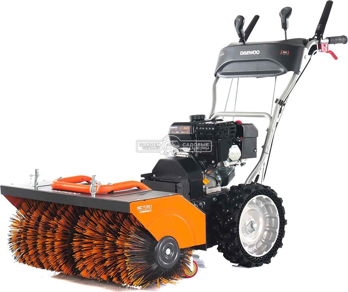 Подметальная машина Daewoo SC 7080 (PRC, Daewoo 212 см3, скорости 6/2, ширина 80 см., диаметр 35 см., колеса EX-ICE, 83 кг.)
