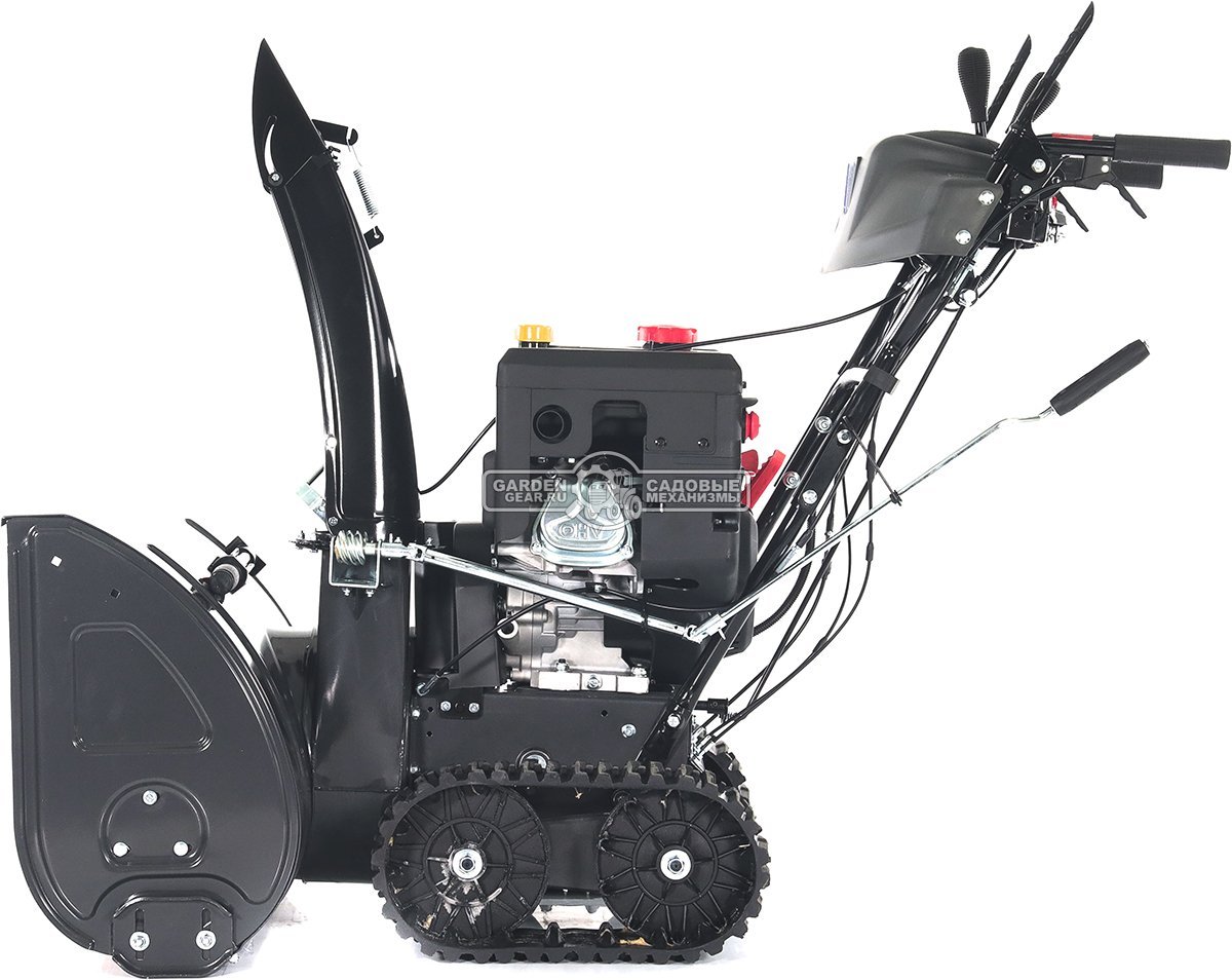 Снегоуборщик Evoline SBG 700 TLE гусеничный (PRC, 70 см, Loncin, 383 см3, эл/стартер 220В, фара, разблокировка гусениц, подогрев рукояток, 120 кг)