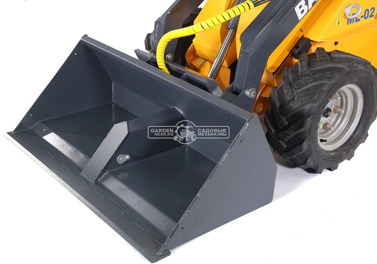 Ковш с саморазгрузкой Baumech 110 см., объём 130 л., с разделительной перегородкой, 80,5 кг.