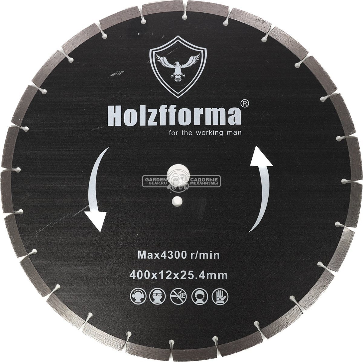 Алмазный диск для бензореза Holzfforma 16&quot; 400x25.4