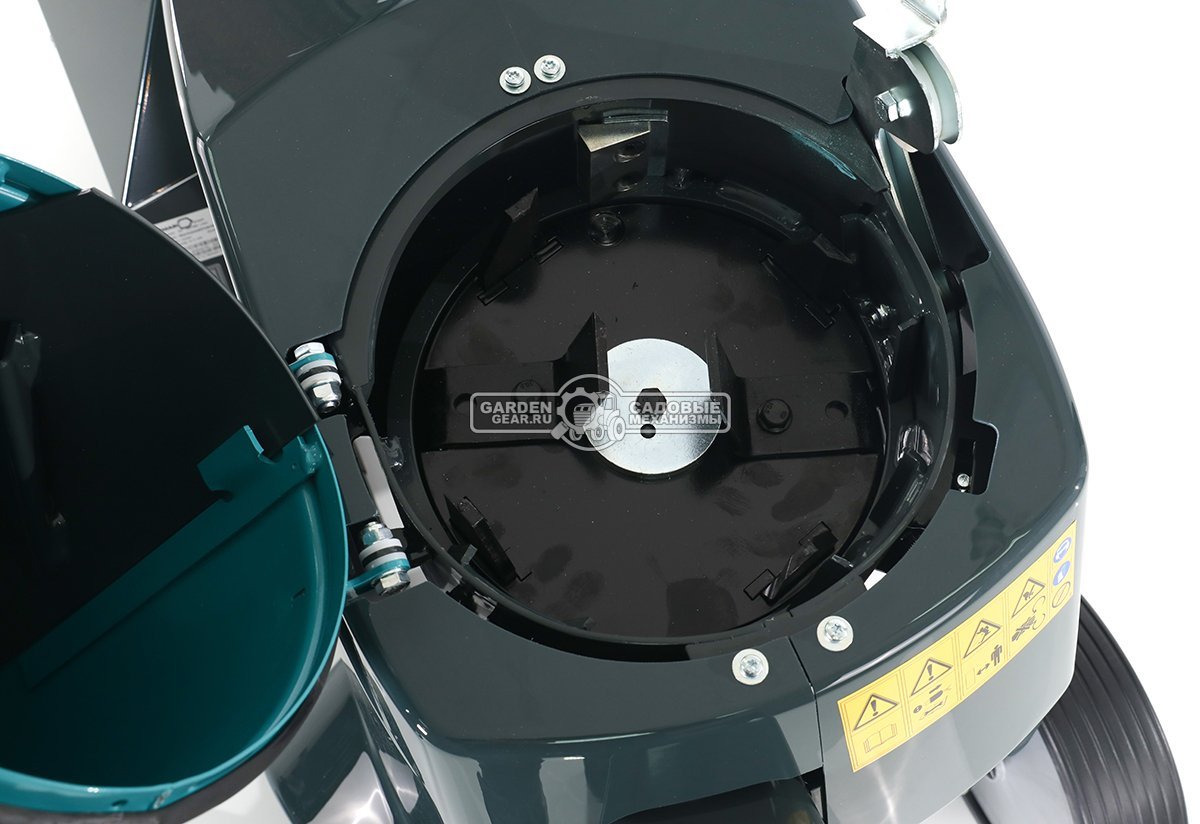 Садовый измельчитель веток электрический Remarc Kompostmeister 2.4 (GER, 2400 Вт, 350 кг/час., 50 мм, 50 кг)