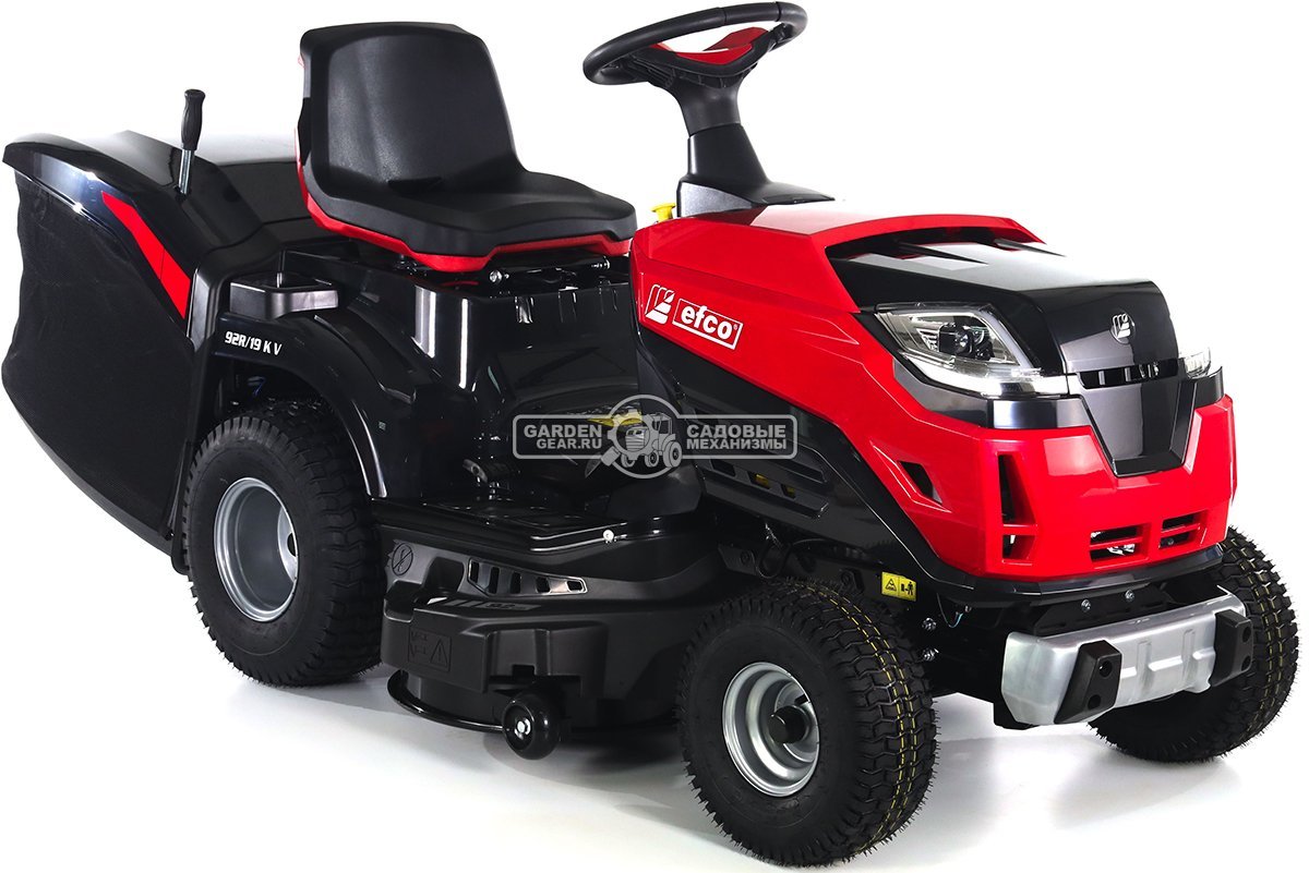 Садовый трактор Efco EF 92R/19 KV (PRC, Emak K 1900 V-Twin, 586 см3, 92 см, гидростатика, травосборник 300 л, 192 кг.)