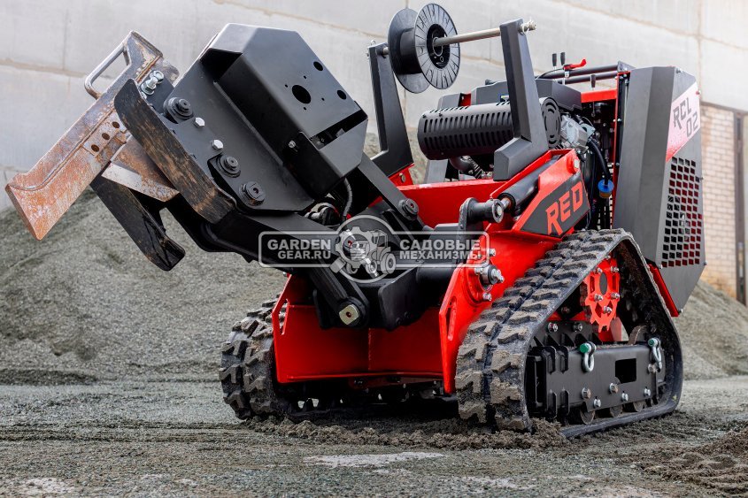 Мини-кабелеукладчик самоходный гусеничный RED RCL-02 Loncin 35 л.с., глубина укладки кабеля до 35 см., сечение кабеля до 40 мм., 3 м/мин., 900 кг.