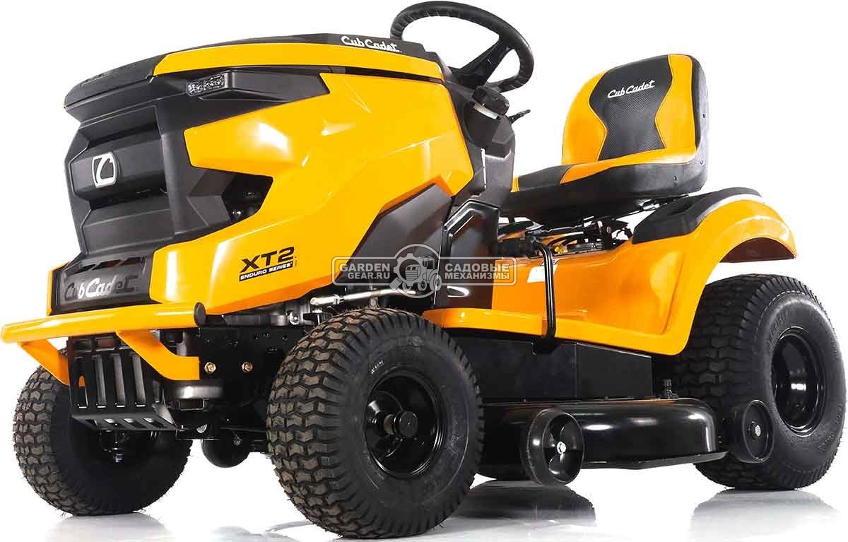 Садовый трактор Cub Cadet XT2 PS117i (USA, Cub Cadet 679 EFI, V-Twin, 679 куб.см., гидростатика, боковой выброс, ширина кошения 117 см., 230 кг.)