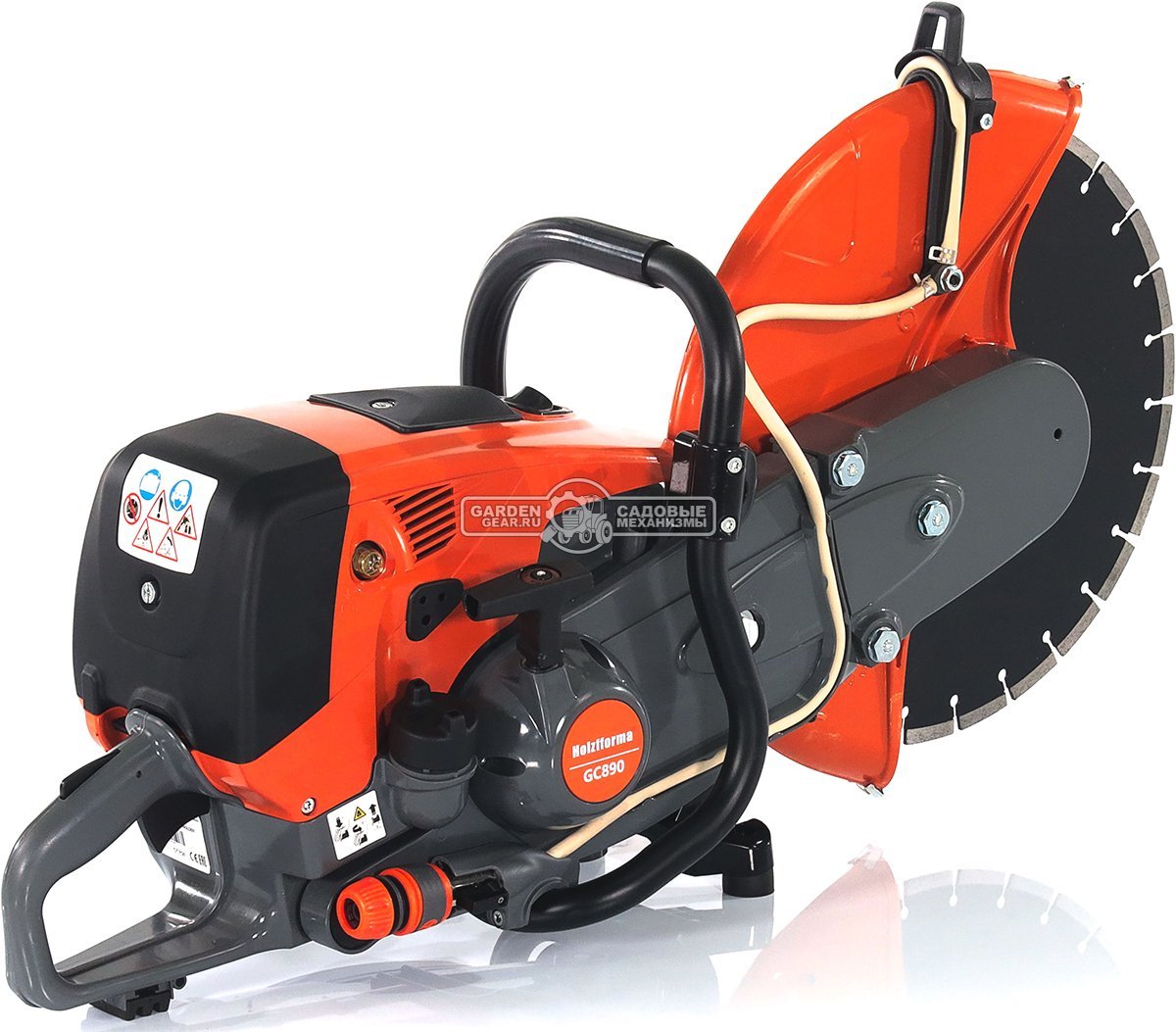 Бензорез Holzfforma GC890 16" (PRC, 98,5 см3, 5.0 кВт/6.8 л.с., диаметр круга 400 мм, глубина реза 145 мм, 15 кг)