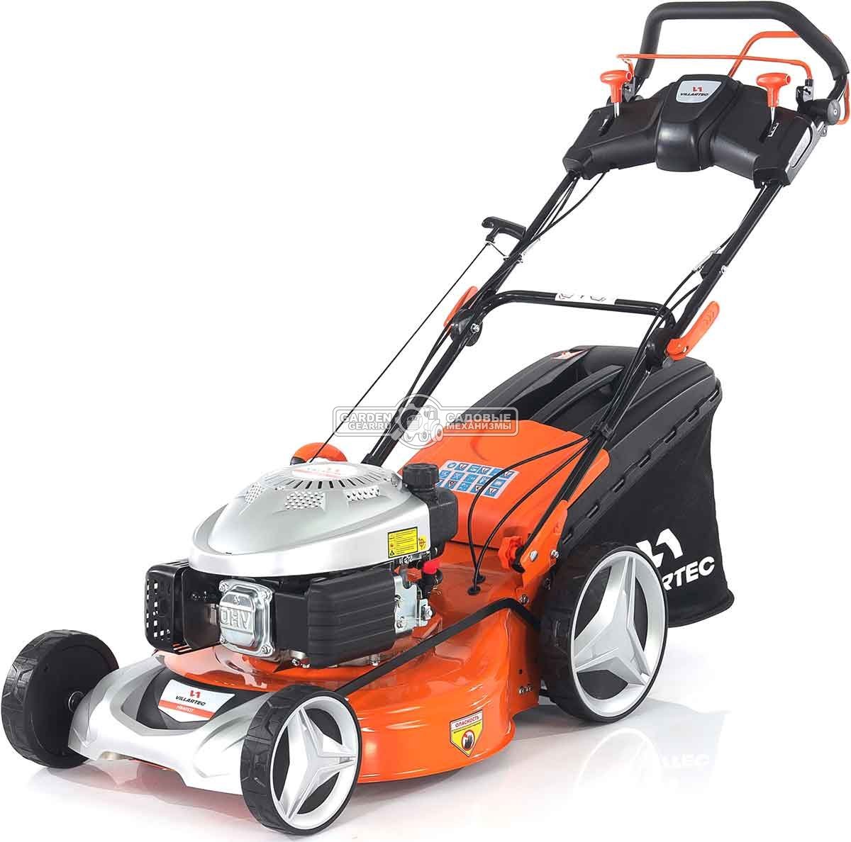 Газонокосилка бензиновая Villartec MB 4053T Village (PRC, 53 см, Daye 173 см3, сталь, 3 в 1, вариатор, 60 л, 38.5 кг)