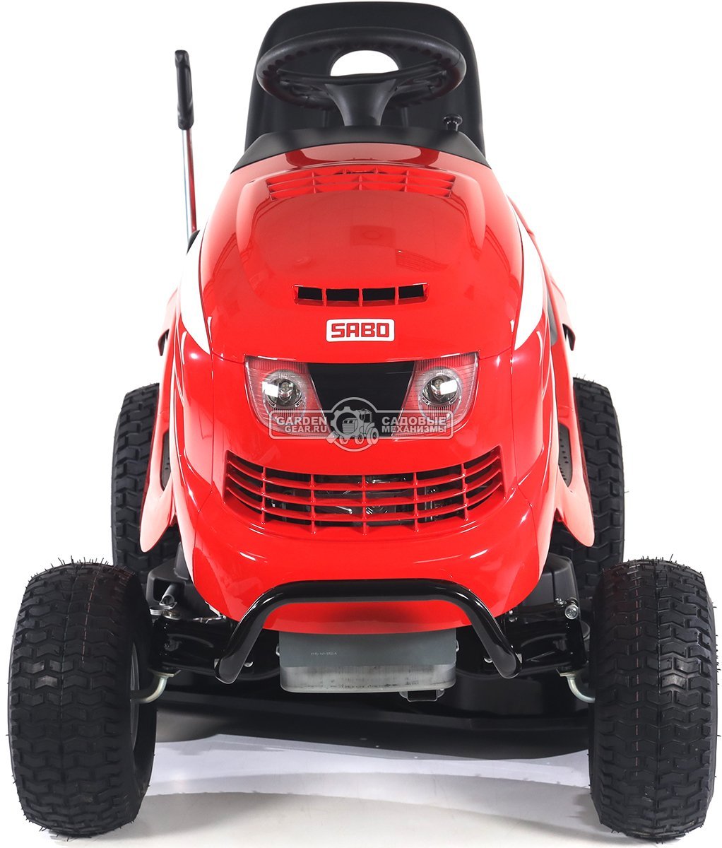 Садовый трактор SABO 103-H (GER, Sabo V-Twin, 708 куб.см., гидростатика, травосборник 250 л., ширина кошения 102 см, 242 кг.)