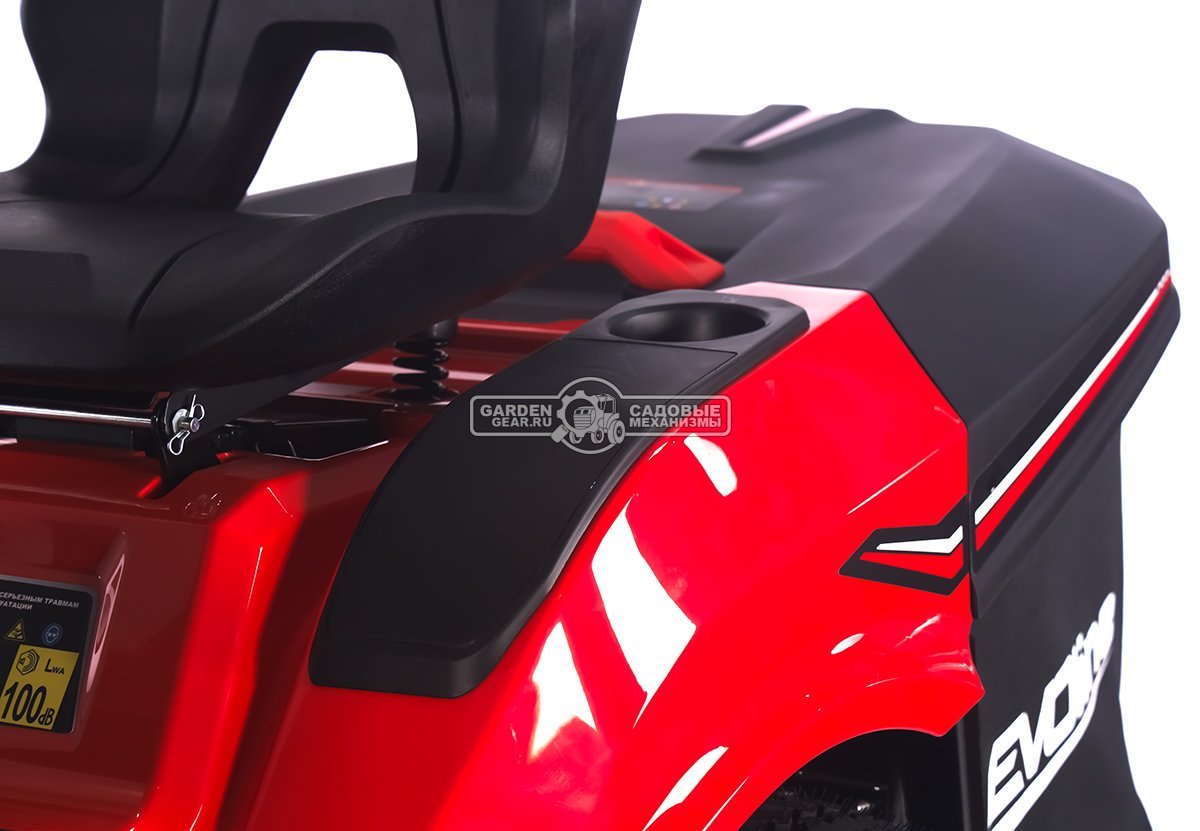 Садовый трактор Evoline TRG 98 CH (PRC, Loncin 452 куб.см., гидростатика, ширина кошения 96 см, травосборник 245 л, 200 кг.)