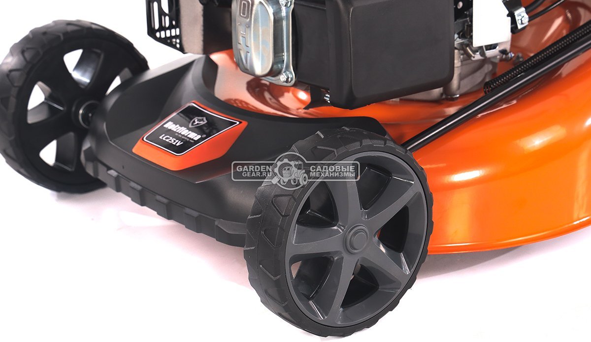 Газонокосилка бензиновая Holzfforma LC251V (PRC, 51 см, 196 см3, 3 в 1, Quattro Blade, вариатор, 65 л, 35 кг)
