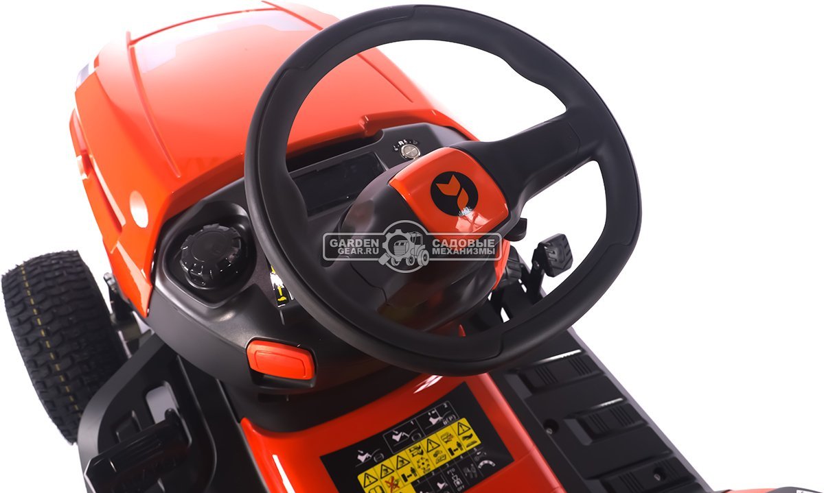 Садовый трактор Yard Fox Optima T 98 RСH (PRC, Loncin 452 куб.см., гидростатика, травосборник 260 л, ширина кошения 98 см, 200 кг)