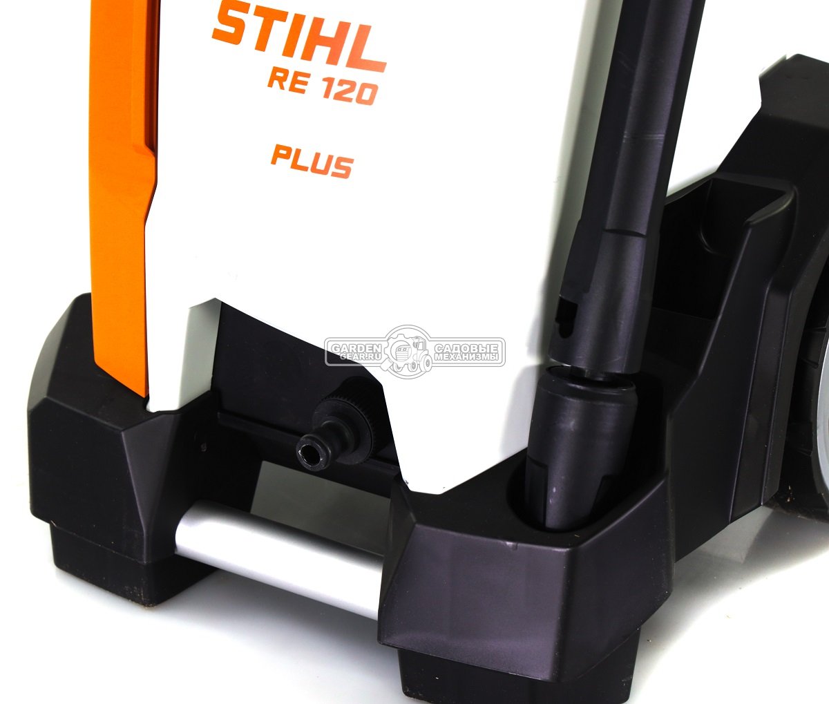 Мойка высокого давления Stihl RE 120 Plus (PRC, 10-125/160 Бар, 400/480 л/ч., шланг 9 м + барабан, 21,2 кг.)
