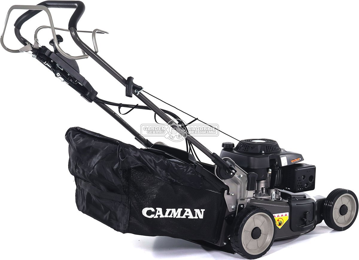 Газонокосилка бензиновая Caiman Ferro 55CLV (RUS, 55 см, Caiman Green Engine, 196 см3, сталь, вариатор, 4 в 1, 70 л, 50 кг)