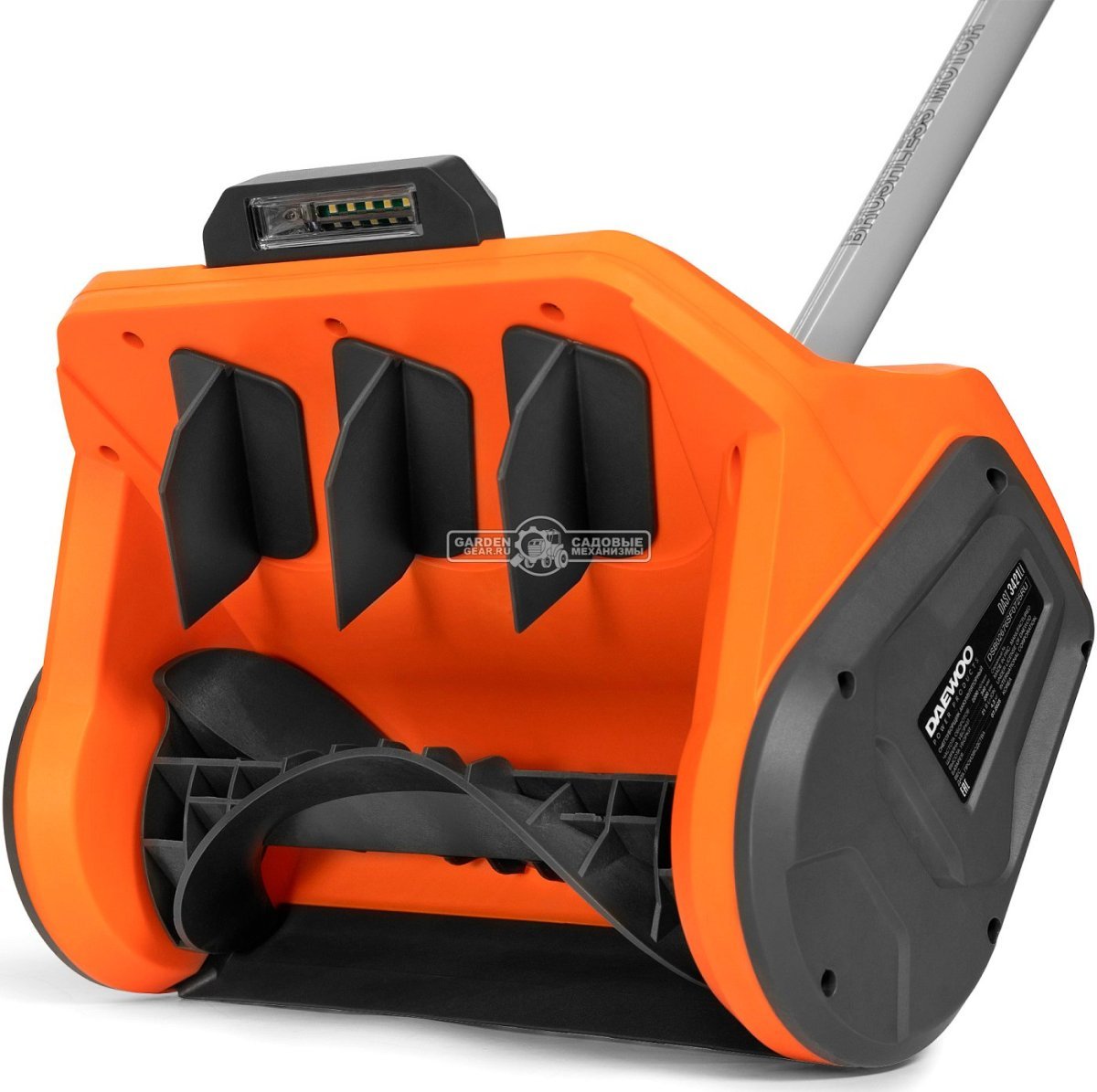 Снегоуборщик аккумуляторный / лопата Daewoo DAST 3421Li без АКБ и ЗУ (PRC, BL 21В, ширина 34 см, 4.3 кг)