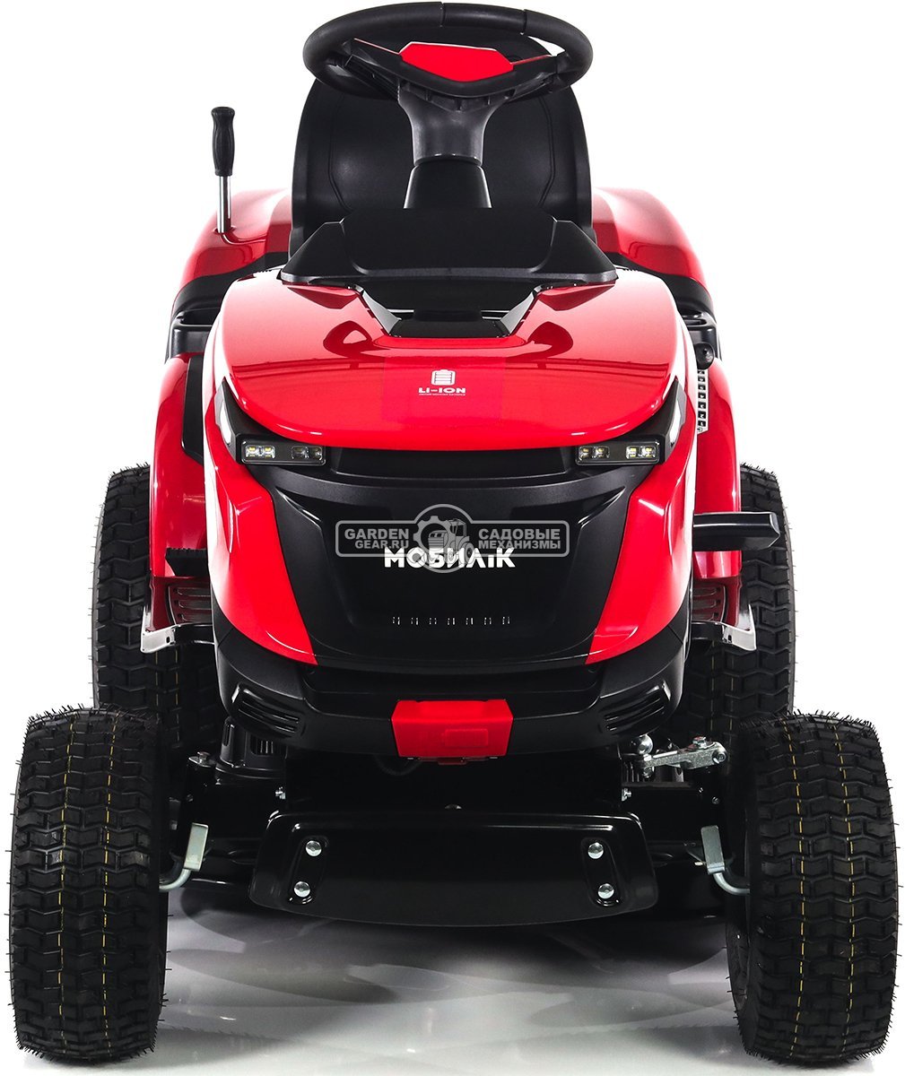 Садовый трактор Мобил К XPA88 аккумуляторный без АКБ (PRC, BL 60В, 88 см, 6 слотов для АКБ + встроенное ЗУ, LED-фара, травосб. 245 л, 155 кг)