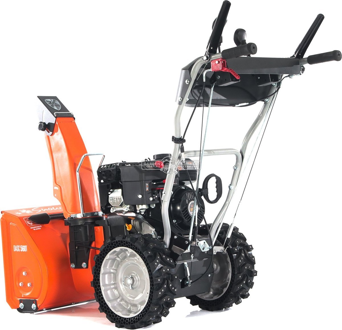 Комбимашина Daewoo SC 7080 с щеткой 80 см. и снегоуборщиком 56 см. (PRC, Daewoo, 220 куб.см., скорости 6/2, 83 кг.)