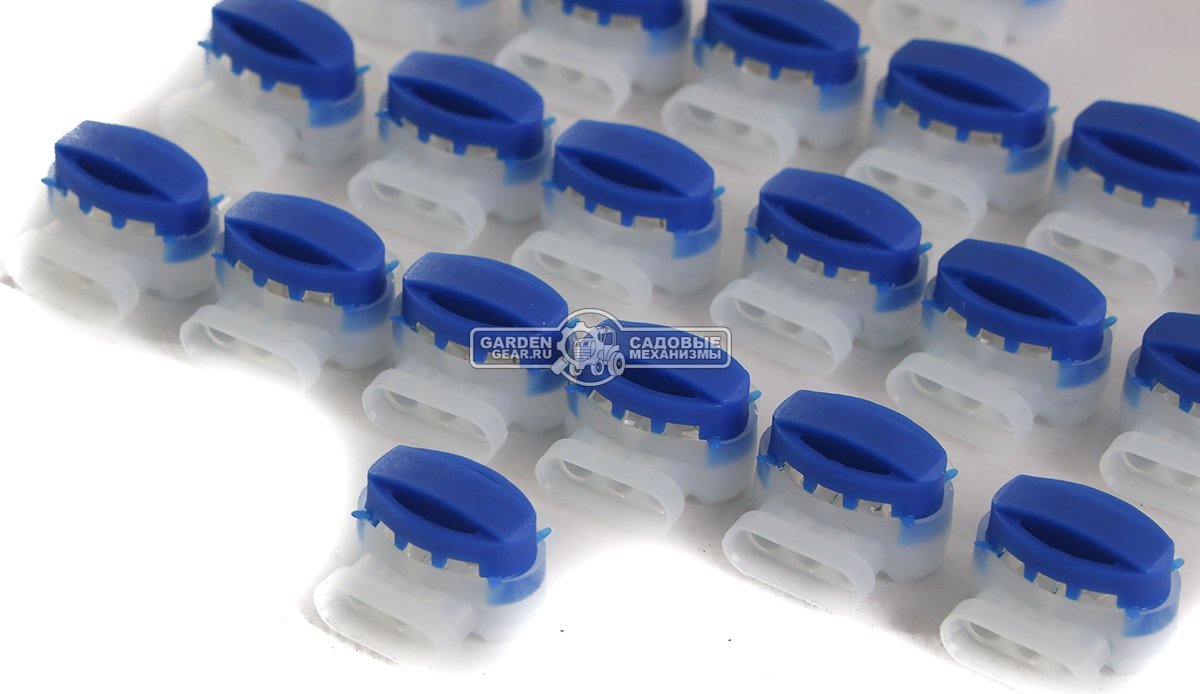 Коннектор для металлического ограничительного кабеля ZimAni 20 шт. для роботов газонокосилок