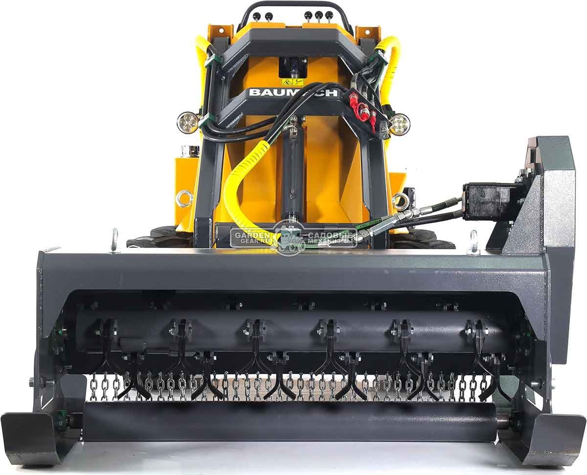 Универсальная машина мини-погрузчик Baumech ML-02 Pro + мульчер 110 см. с двигателем Zongshen GB750 EFI V-Twin инжектор