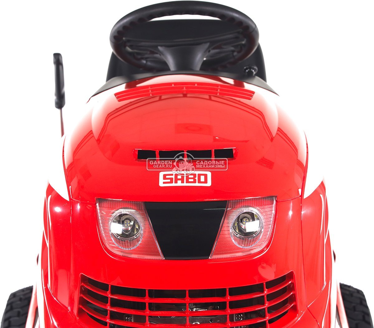 Садовый трактор SABO 103-H (GER, Sabo V-Twin, 708 куб.см., гидростатика, травосборник 250 л., ширина кошения 102 см, 242 кг.)