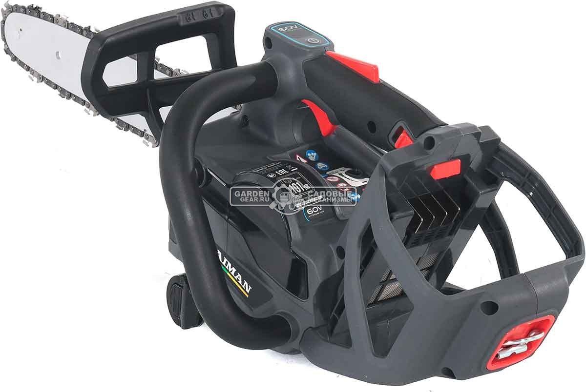 Пила аккумуляторная цепная Caiman ENO CSTi14 14&quot; без АКБ и ЗУ (RUS, BL 60В, Standart Connect, 3/8&quot;-1.1-52E, 2,0 кг.)