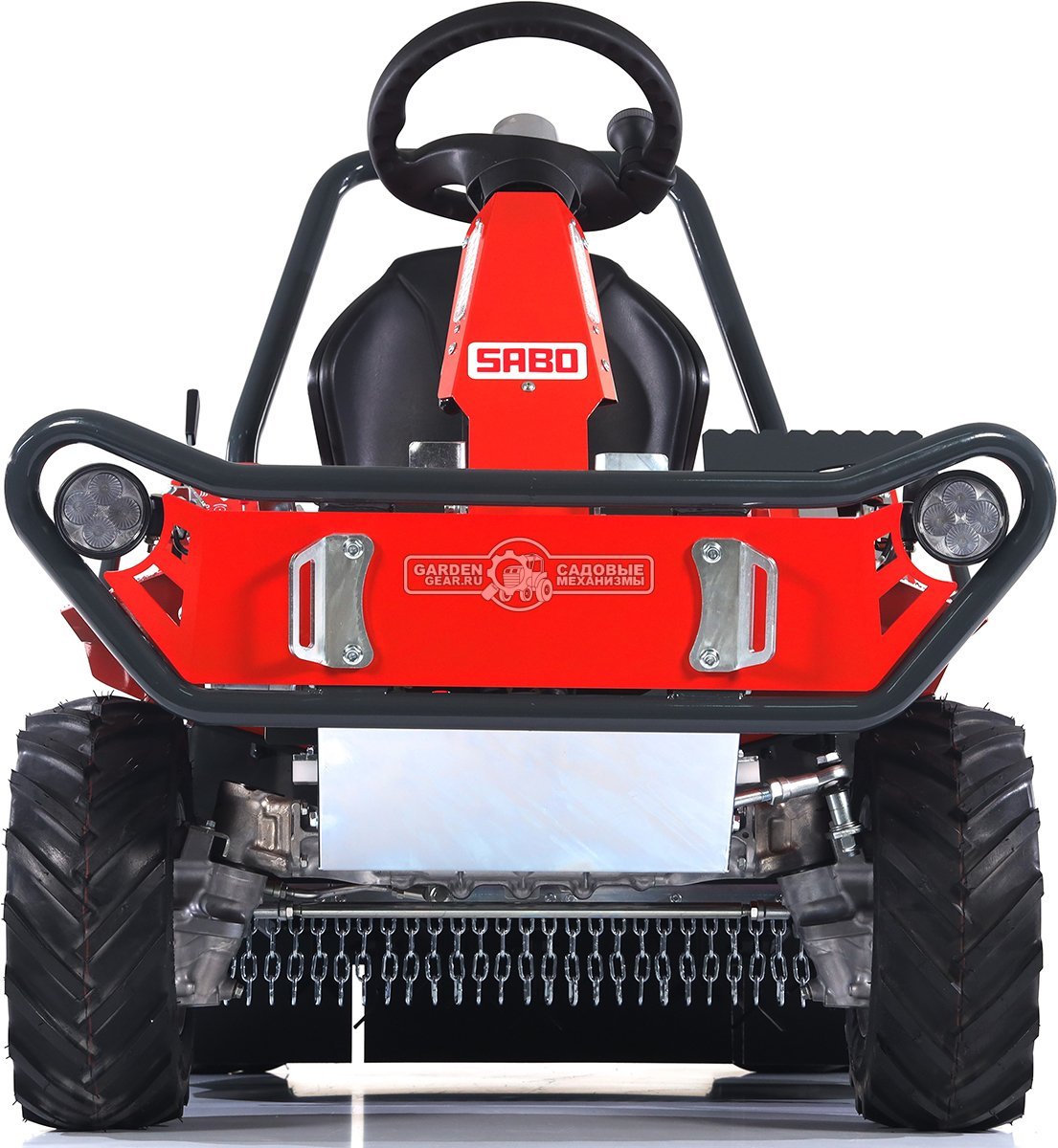 Садовый трактор для высокой травы и работы на склонах SABO GLADIATOR 95 F AWD (GER, B&S Intek 8-44C8, 724 куб.см., 95 см, дифференциал, 388 кг.)