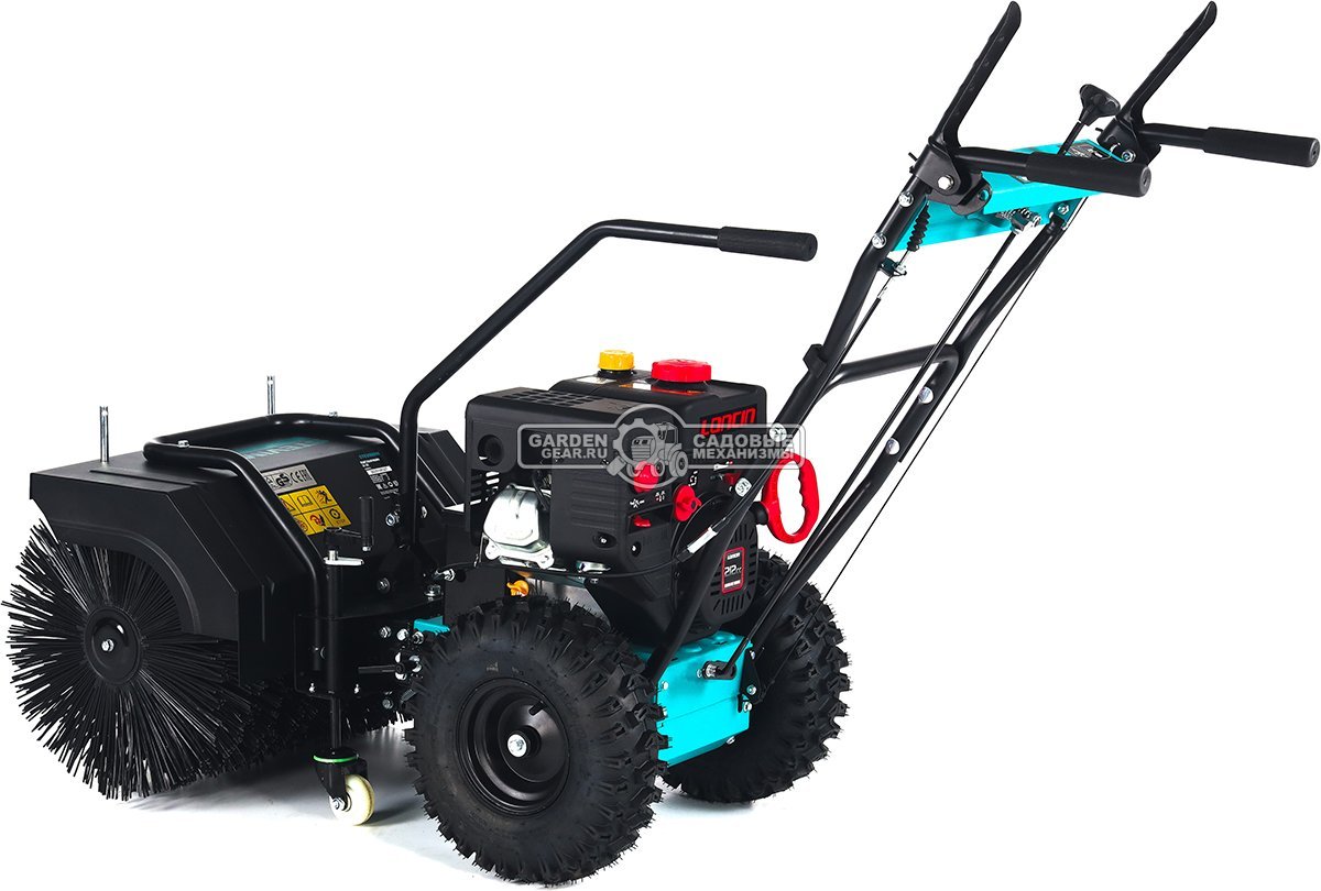 Подметальная машина Steviman SW-62 (PRC, 7.0 л.с.,Loncin 212 см3, скорости 6/2, шир. 62 см., диам. 42 см., топл.бак 3,0 л., колеса 13", 72 кг)