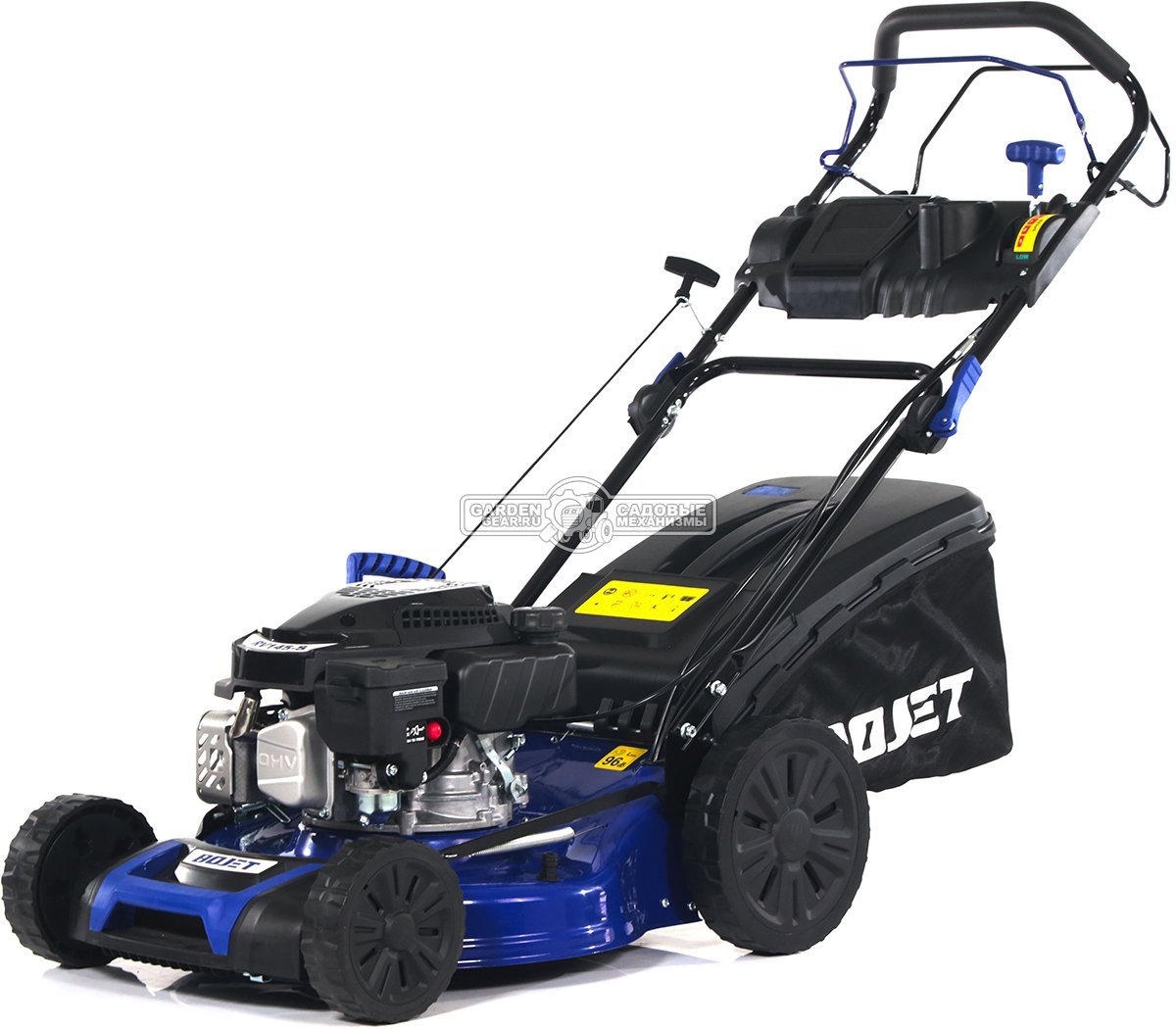 Газонокосилка бензиновая Bojet GLMS-46 (PRC, 46 см, Rato, 149 см3, сталь, вариатор, 3 в 1, 65 л, 27 кг)