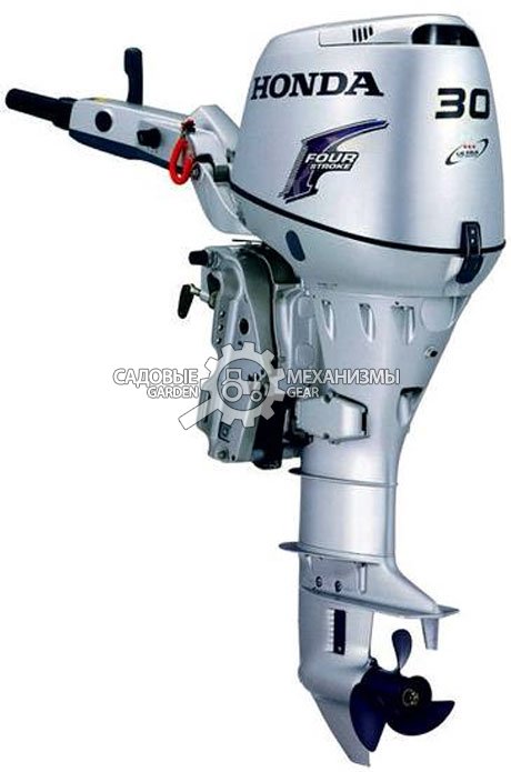 Лодочный мотор Honda BF30DK2 SHGU (4х такт., 552 см3, 30 л.с., водяное охл., эл. стартер, 72 кг)