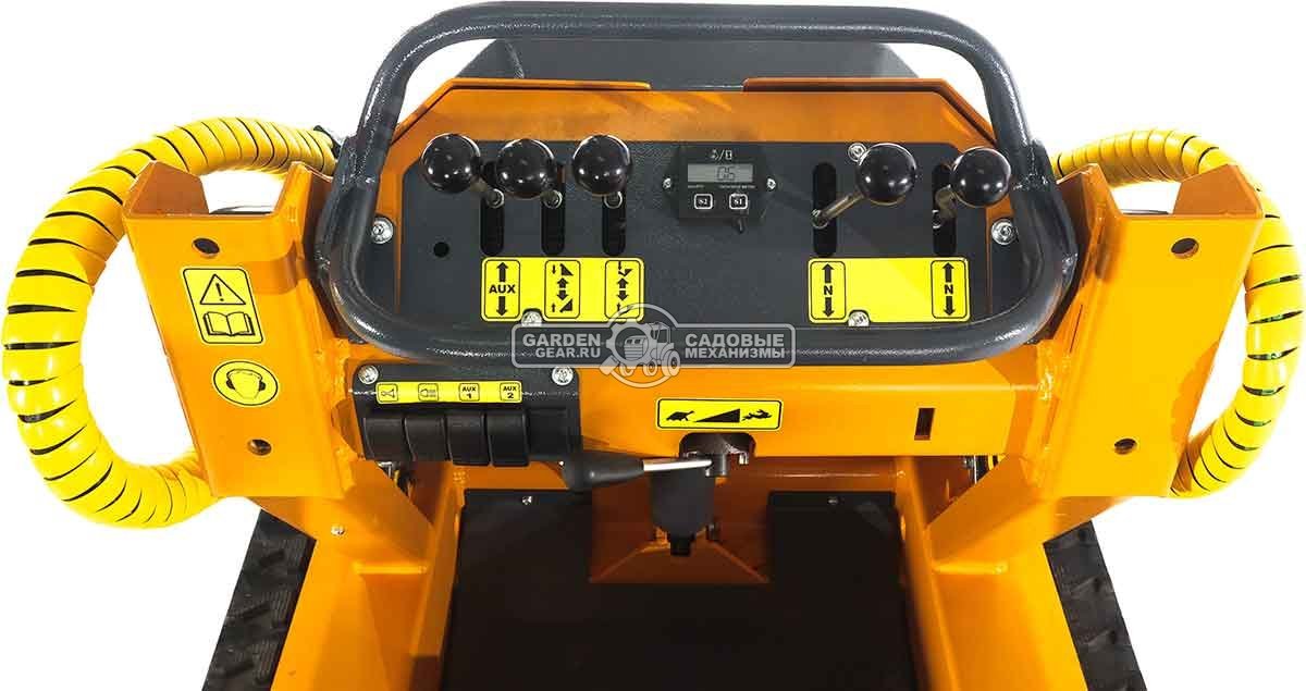 Универсальная машина мини-погрузчик Baumech ML-03 Pro + гидравлический отвал 120 см. с двигателем Zongshen GB750 EFI V-Twin инжектор