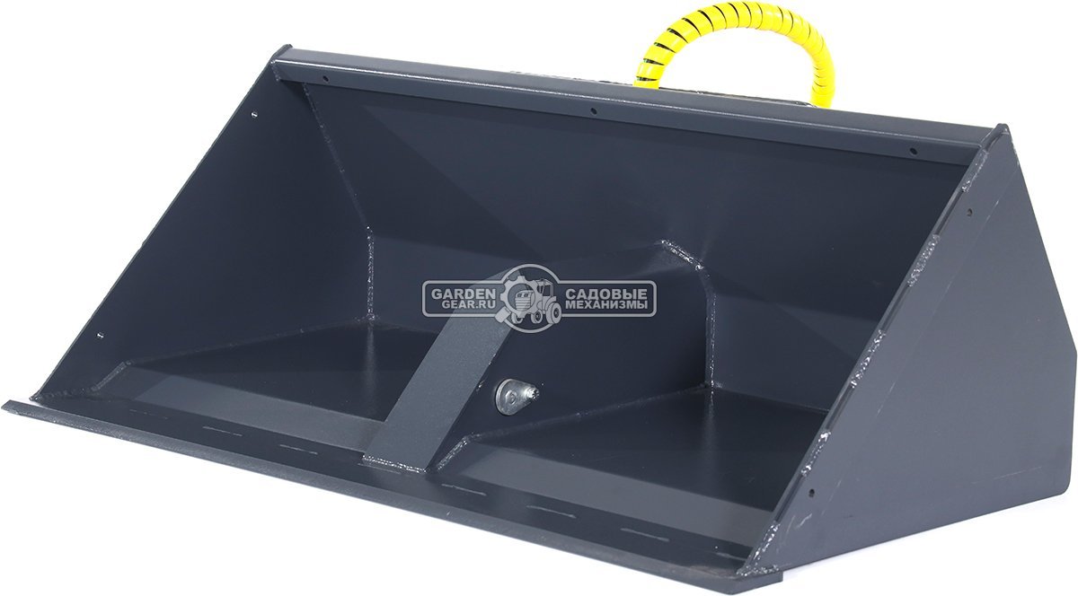 Ковш с саморазгрузкой Baumech 110 см., объём 130 л., с разделительной перегородкой, 80,5 кг.