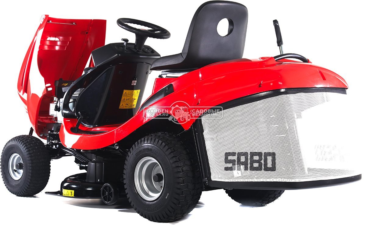 Садовый трактор SABO 93-H (GER, Sabo V-Twin, 708 куб.см., гидростатика, травосборник 250 л., ширина кошения 95 см, 237 кг.)