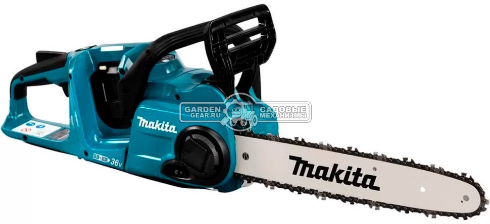 Пила аккумуляторная цепная Makita DUC353CT2 14" c 2 АКБ 5 А/ч и ЗУ DC18SH (PRC, LXT BL 2х18В, 3/8", 1.1 мм, 52Е, 4.6 кг)