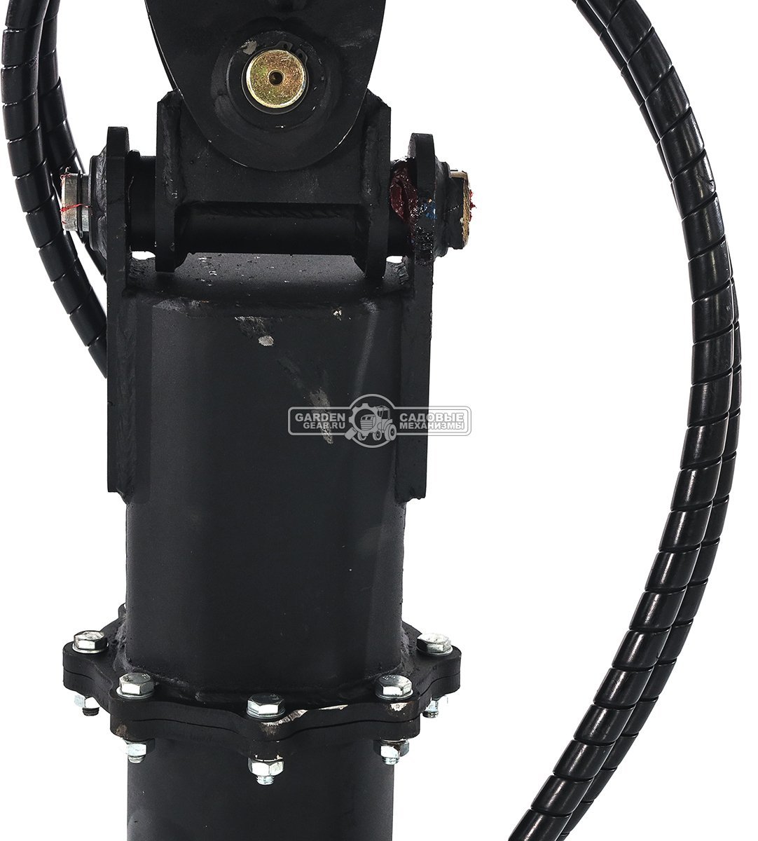 Ямобур (гидравлический вращатель) RED с переходной плитой для мини-экскаватора, 58,5 кг. 