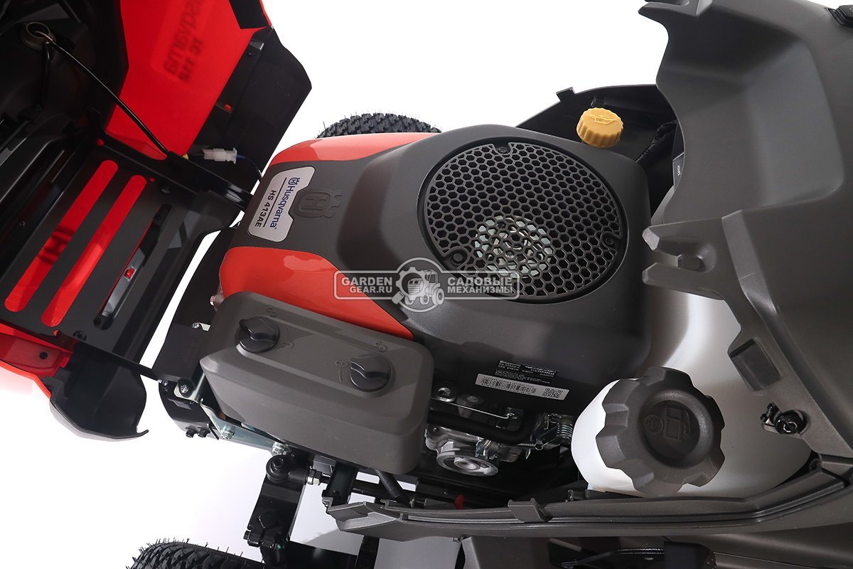 Садовый трактор Husqvarna TC 112 (PRC, Husqvarna 413AE, 413 куб.см., гидростатика, травосборник 220 л., ширина кошения 95 см, 198 кг.)