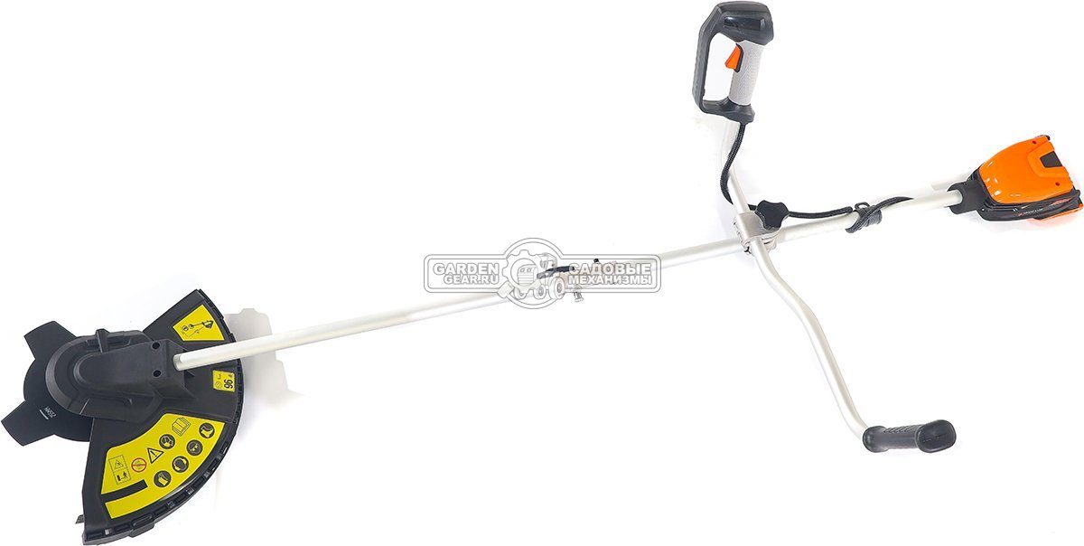 Мотокоса аккумуляторная Yard Fox BC4025B SET с АКБ 4.0 А/ч и ЗУ (PRC, 40В, BL, нож 3T + леска 2.0 мм, разъем, Т-ручка, 6.0 кг)