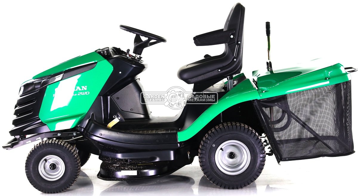 Садовый трактор Caiman Rapido Eco 2WD 97D2C (CZE, Caiman V-Twin, 708 куб.см., гидростатика, травосборник 300 л., 92 см, 237 кг.)