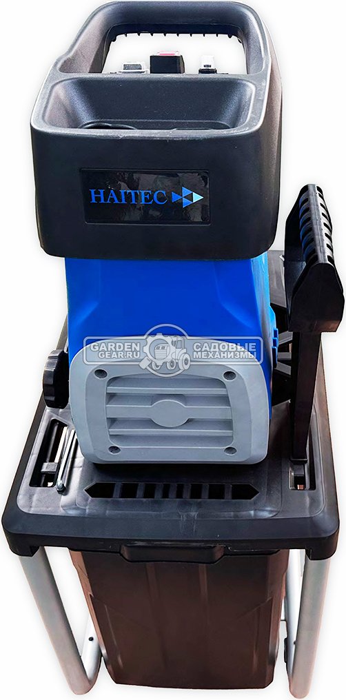 Садовый измельчитель веток электрический Haitec HT-EGH145 (PRC, 3000 Вт, ветки до 45 мм., шестерни, 28 кг)