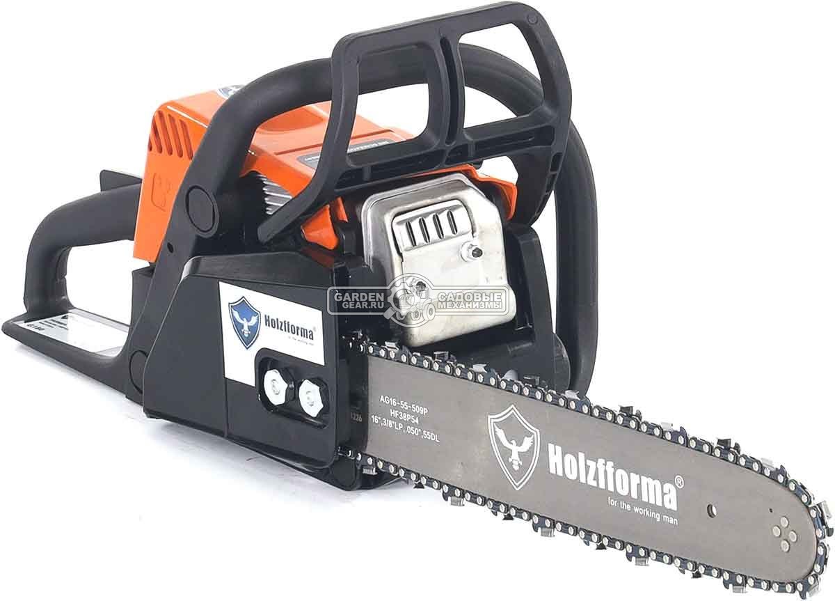 Бензопила Holzfforma G180 16" Black Edition (PRC, 31,8 куб.см., 1,5 кВт/2,0 л.с., 3/8", 1,3 мм, 55E, 4,1 кг.)