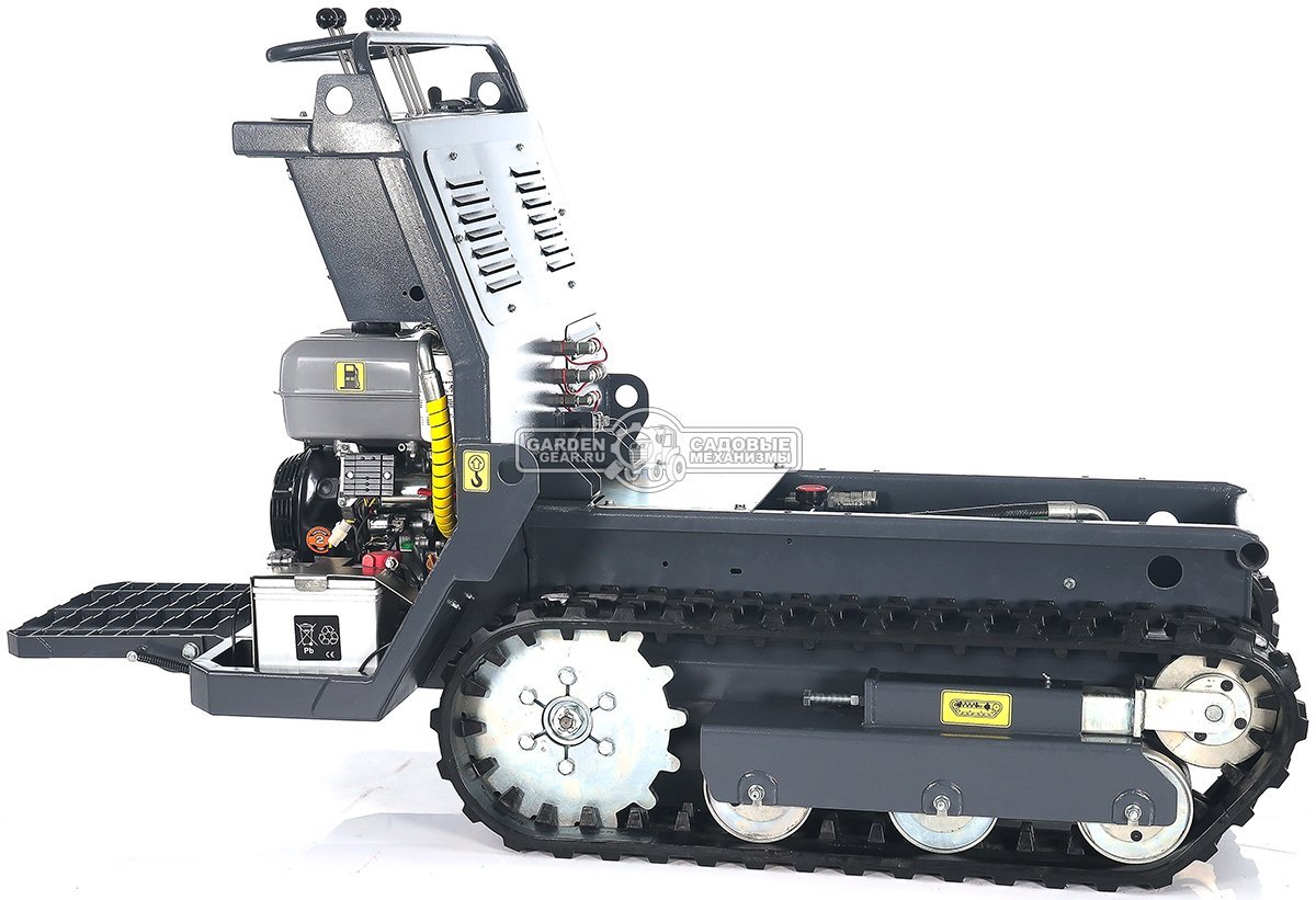 Универсальное гусеничное шасси Baumech под модуль ML-01 или GT-1000 с двигателем Zongshen GB460E с платформой оператора (с электропакетом)