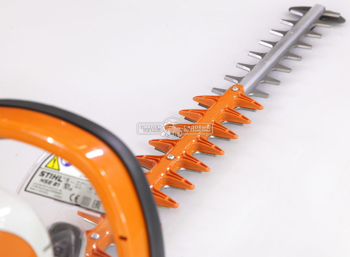 Кусторез электрический Stihl HSE 81 нож 60 см (650 Вт, расстояние между зубьями 36 мм., поворотная рукоятка, 4.2 кг)