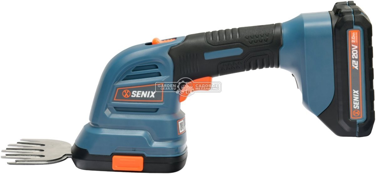 Аккумуляторный секатор Senix GSX2-M-EU без АКБ и ЗУ (PRC, BL 20В, ветки до 38 мм, 1.05 кг)