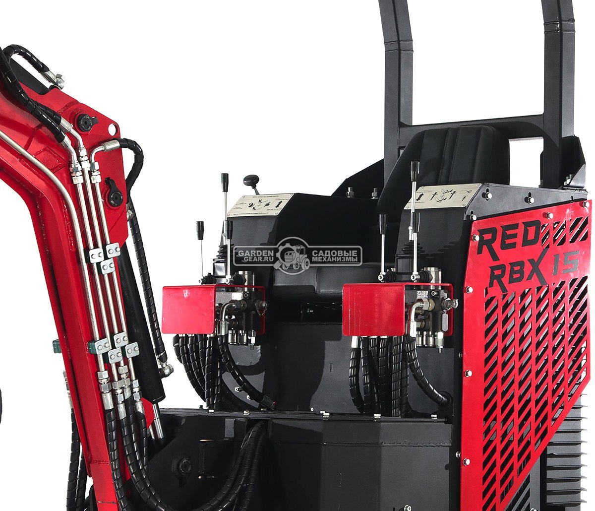 Гусеничный полноповоротный экскаватор RED Rhino RBX-15 Zongshen GB750EFI 30 л.с., глубина копания 2,0 м., ковш 250 мм., 1200 кг.