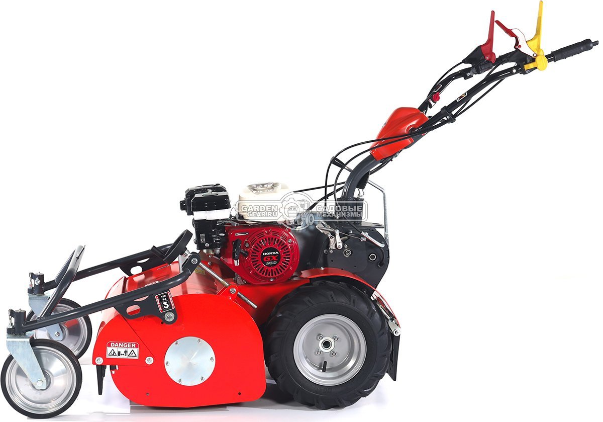 Косилка для высокой травы и кустов SABO 60-PRO F VARIO цеповая (GER, 60 см, Honda GX200, 196 куб.см., 32 Y-ножа, Vario Automat, 120 кг.)