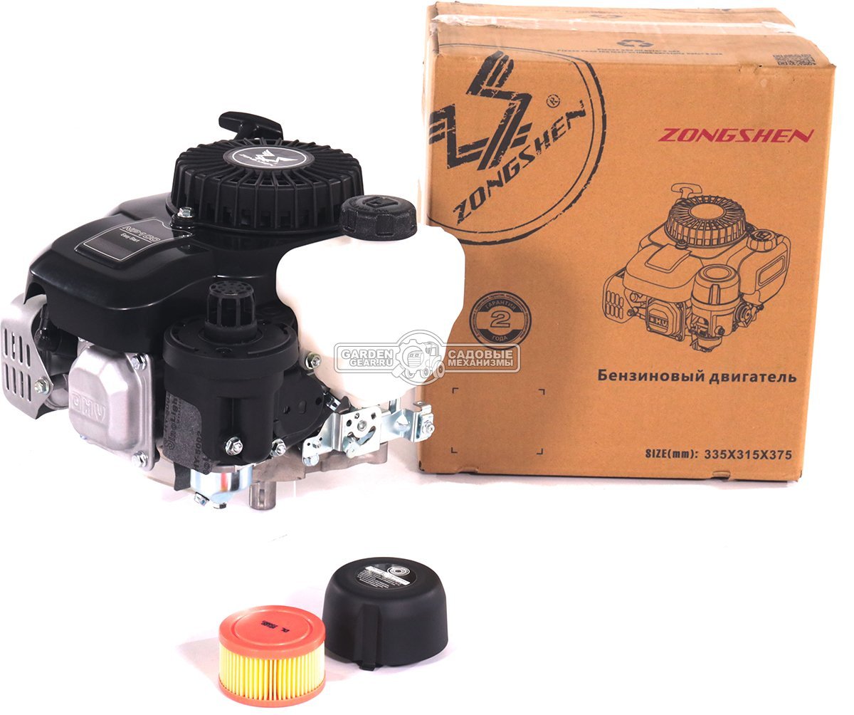 Бензиновый двигатель Zongshen NP 100 (2,5 л.с., 99 куб.см., D=22,2 мм, L=62 мм, 6,8 кг.)