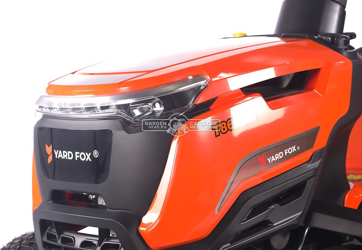 Садовый трактор Yard Fox Optima T 86 RBH (PRC, Loncin 432 куб.см., гидростатика, травосборник 260 л, ширина кошения 86 см, 190 кг)