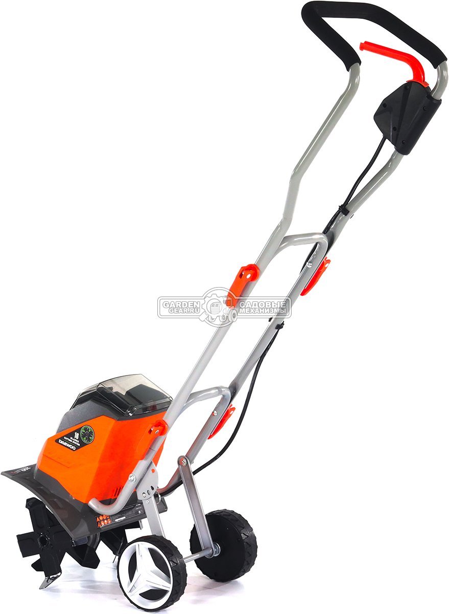 Культиватор аккумуляторный Daewoo DAT 3042Li SET с 2 АКБ 5 А/ч и ЗУ (PRC, BL 2х21В, 30 см, 11 кг)