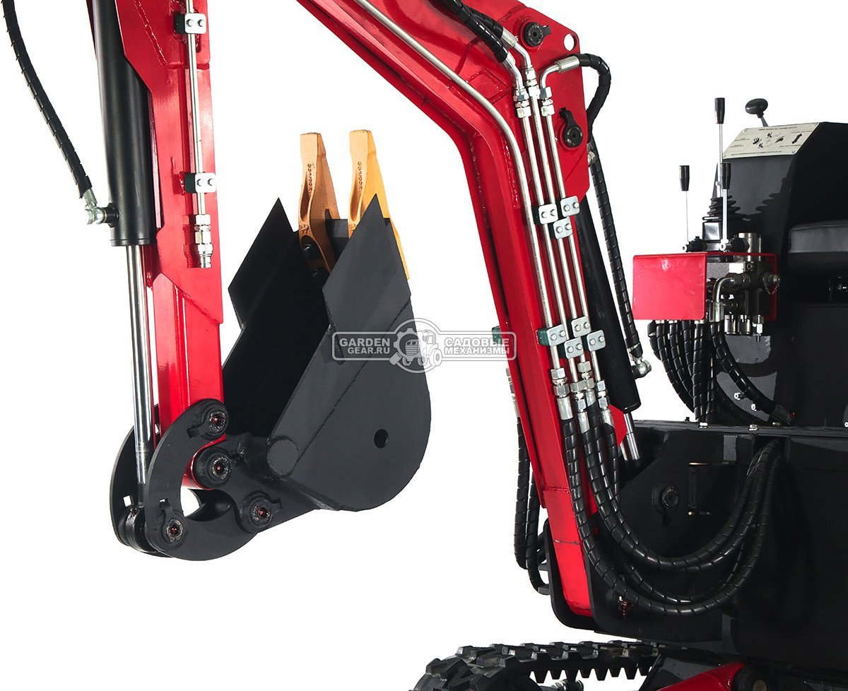 Гусеничный полноповоротный экскаватор RED Rhino RBX-15 Zongshen GB750EFI 30 л.с., глубина копания 2,0 м., ковш 250 мм., 1200 кг.