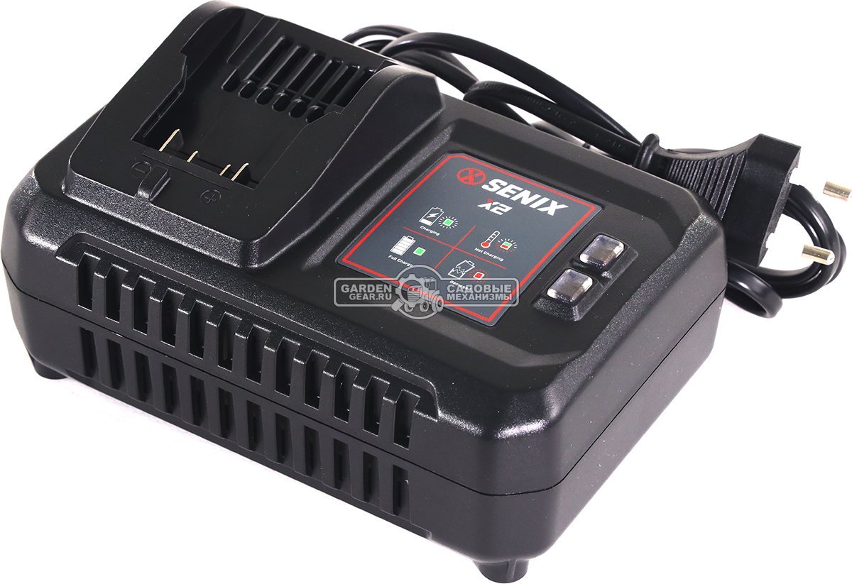 Зарядное устройство Senix CHQX2-M-EU быстрой зарядки для аккумуляторов 18В (6А)